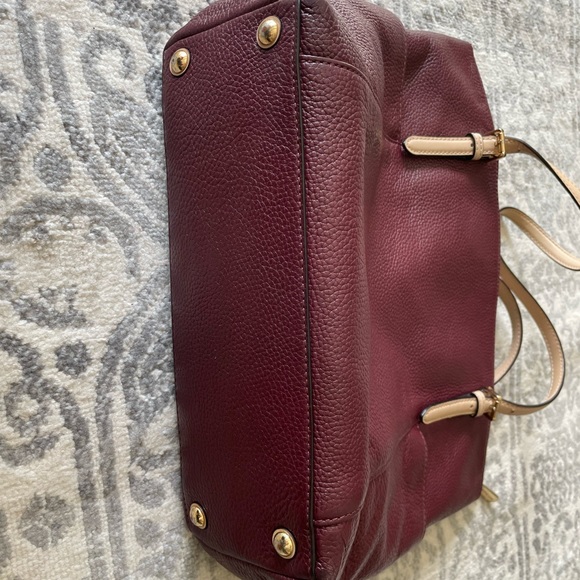 Michael Kors Maroon Handbag - Picture 3 of 5